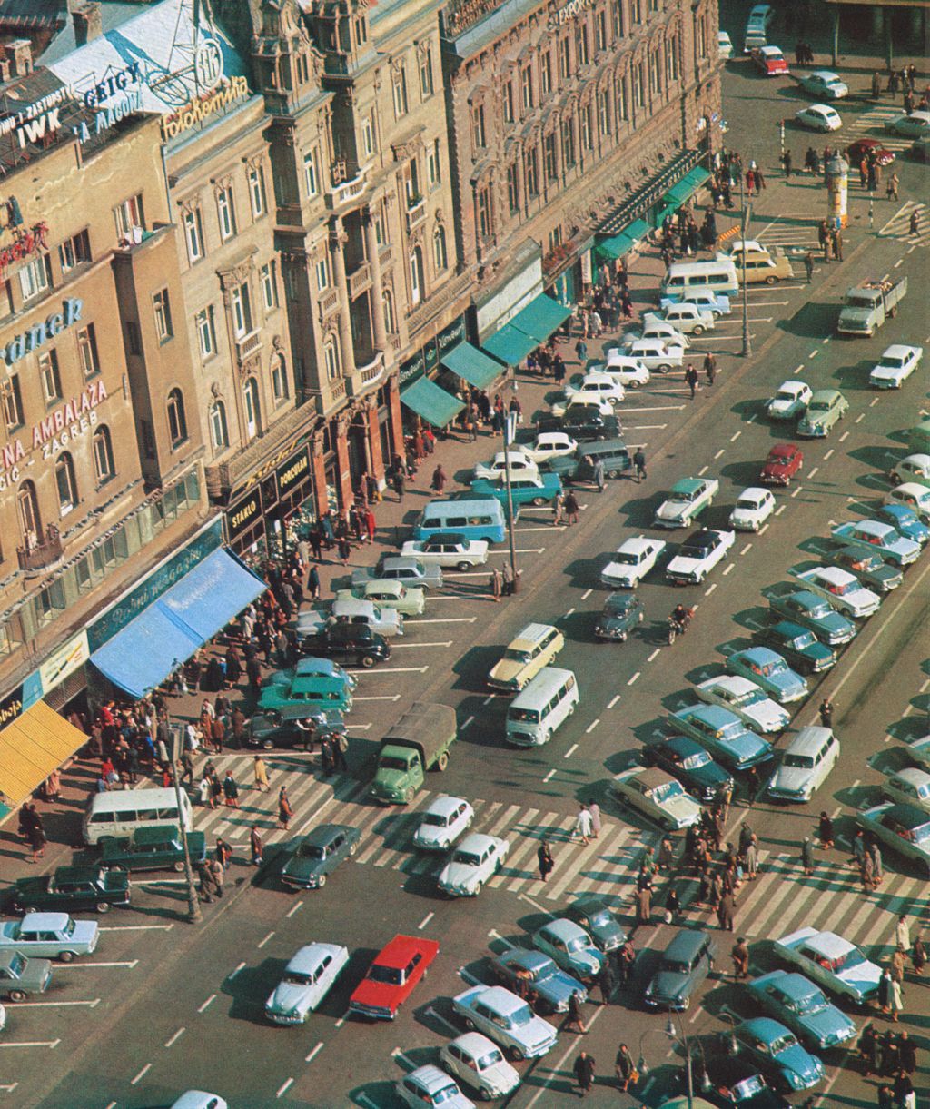 Trg Republike (današnji Trg bana Jelačića) 1967. godine